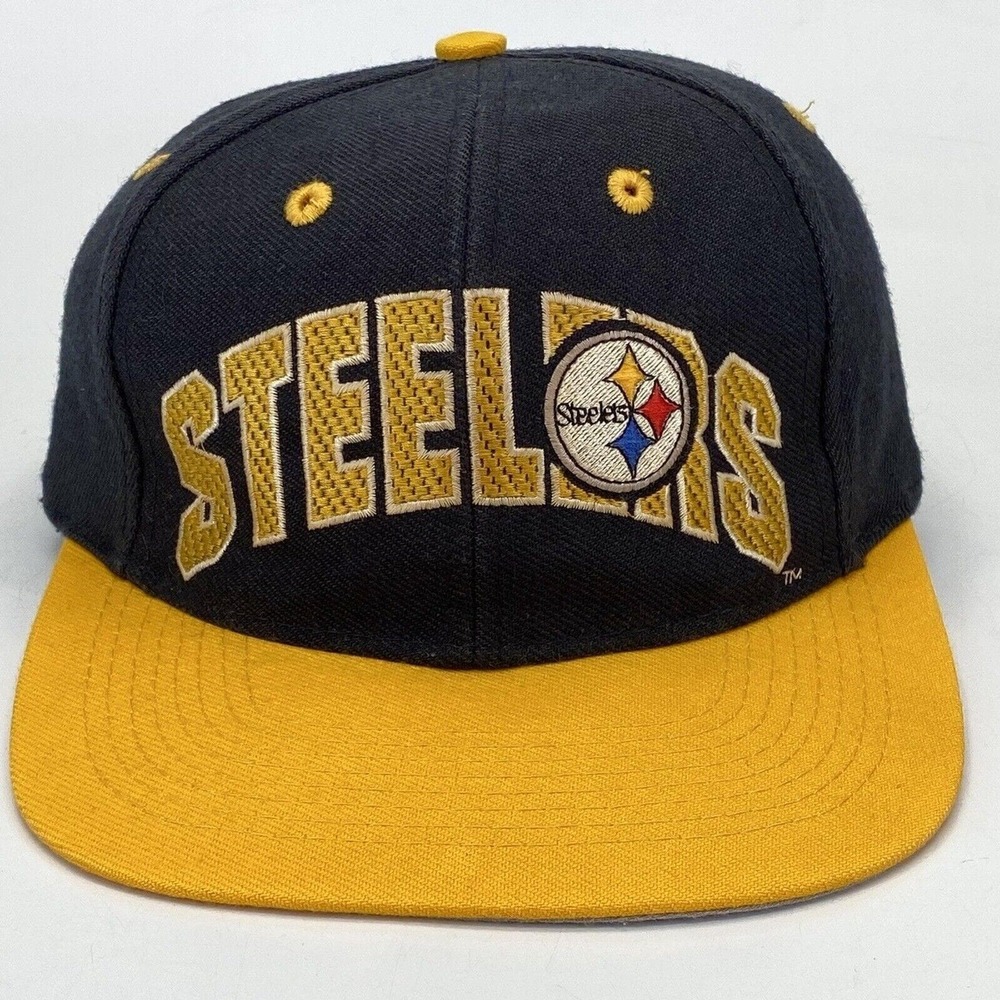 Pittsburgh Steelers Snapback Hat Spell‎ Out Flatbill 2 Tone Drew Pearson